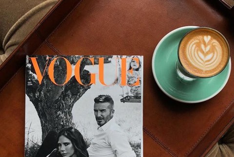 Beckhamovci na titulke Vogue