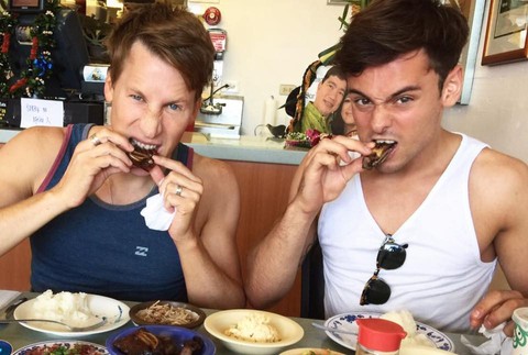 Tom Daley s manželom