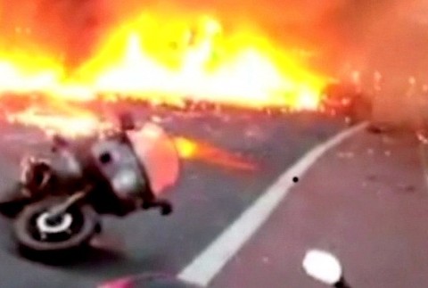 vrtuľník nehoda Londýn2