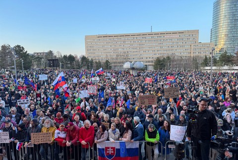 Protest v Bratislave 2