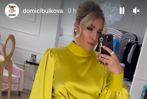 Cibulkovej nové šaty