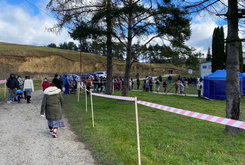 Testovanie v  osade Žehra