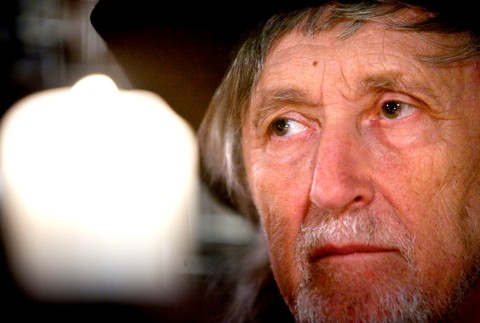 Juraj Jakubisko detail tváre