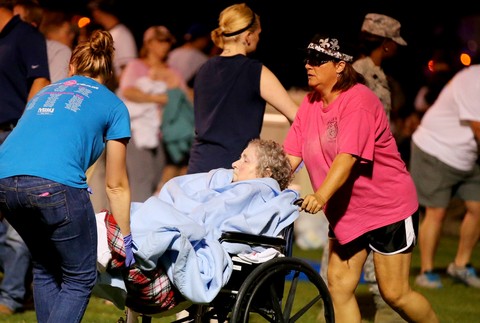 Texas evakuácia výbuch