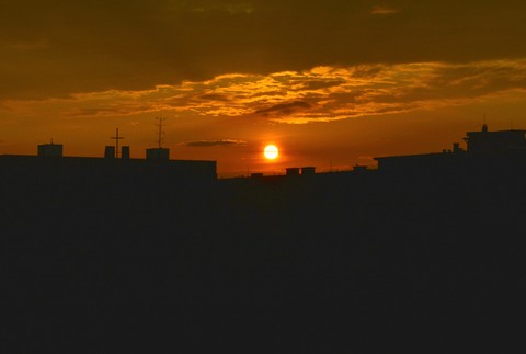 Krásny východ slnka