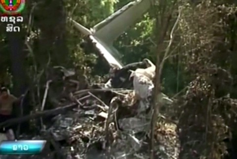 Laos - havária lietadla 3