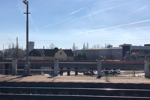 Nehoda pri železničnej stanici Vinohrady