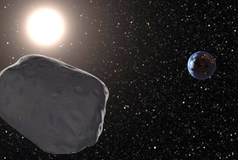 Zem planéta vesmír asteroid