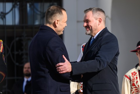 Poľský prezident Karol Nawrocki na návšteve Slovenska