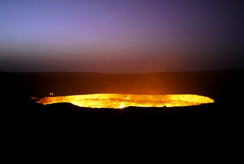 Brána do pekla Turkménsko foto6