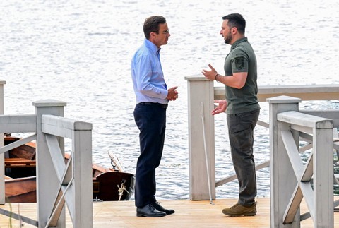 Ukrajina Švédsko Zelenskyj návšteva (2)