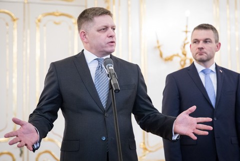 Fico vysvetľuje na tlačovke 15.03.2018