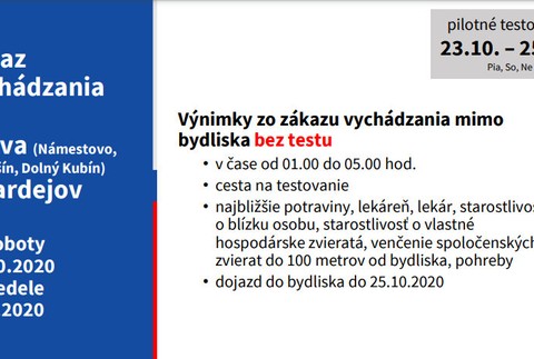 Opatrenia - lockdown