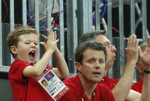 Princ Christian s otcom Frederikom