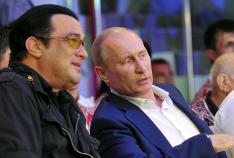 Steven Seagal a Vladimír Putin