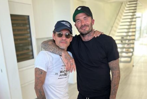 Marc Anthony a David Beckham