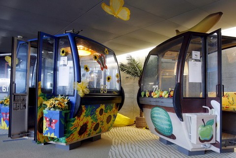 Googleplex, kabínky