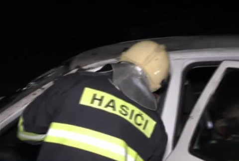 Nehoda na ľadovej ceste