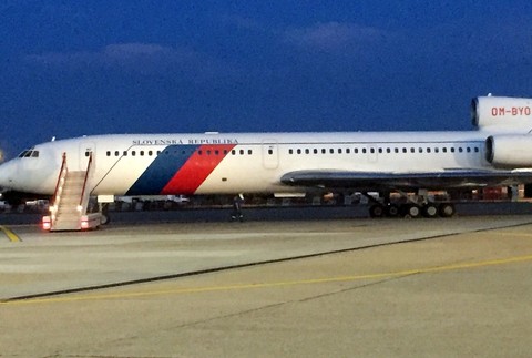 Bratislava letisko vládny špeciál havária autobus Srbsko 3