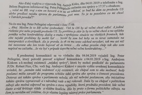 Dostál zverejnil komunikáciu medzi Pellegrinim a Kiskom o Ficovi: Vieš, on by už veľmi chcel odísť