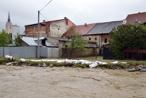 Povodňová situácia v Ľubici (okr. Kežmarok) 3