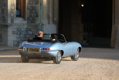 Svadobný Jaguar E-Type