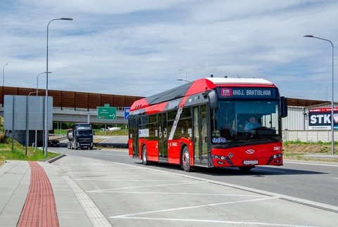 Vodíkový autobus Dopravného podniku Bratislava