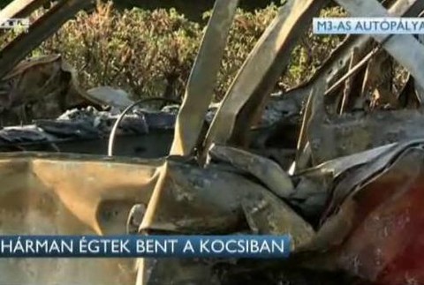 Havária Maďarsko Eva Rezešová traja mŕtvi kopa šrotu auto