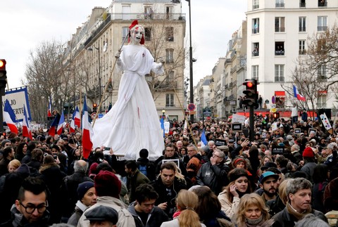 Manifestácia v Paríži