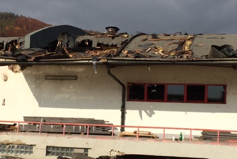 Požiar v Považskej Bystrici