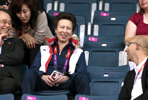 Princezná Anna hľadisko Veľká Británia kone parkúr