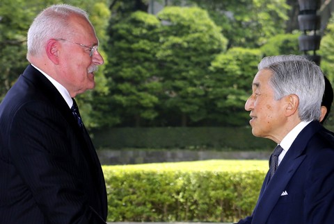 Gašparovič Ivan Silvia manželka japonský cisár Akihito návšteva Japonsko