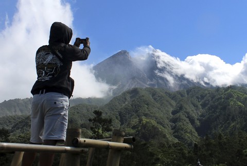 Indonézska sopka Merati