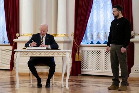 Biden na Ukrajine
