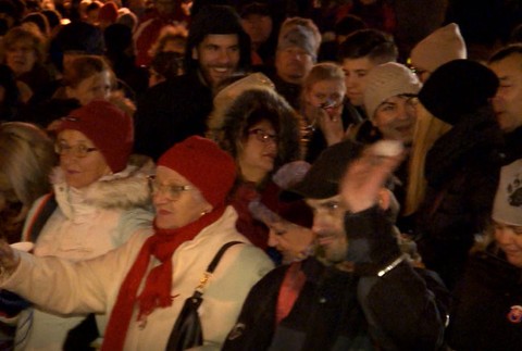 Postavme sa Za slušné Slovensko: Ľudia v uliciach Košíc 