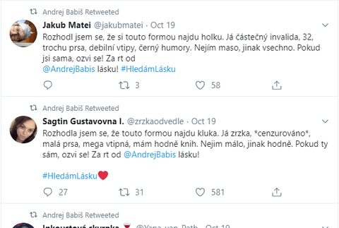 Babišov účet na sociálnej sieti zaplavili zoznamovacie inzeráty 