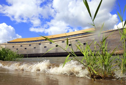 Noemova archa Holandsko drevená loď
