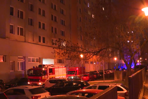 Požiar bytu v Petržalke 2