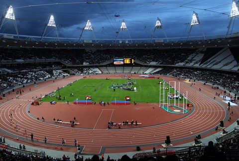 Štadión zvnútra