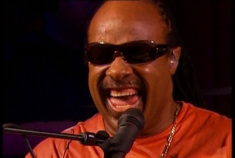 Stevie Wonder počas koncertu