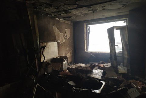 Zverejnili fotografie paneláka po tragédii