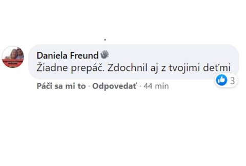 Naď podáva 7 trestných oznámení pre nebezpečné vyhrážanie sa jeho rodine.