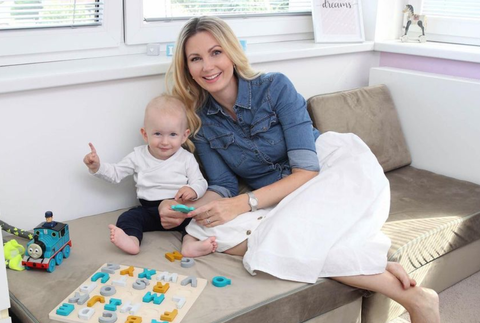 Sandra Pospíšilová s rodinou