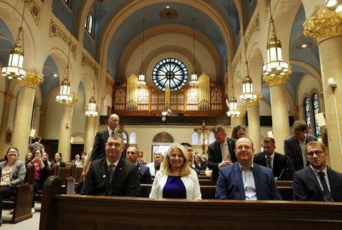 Zuzana Čaputová kostol omša Manhattan USA  (3)