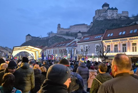 Protest Trenčín