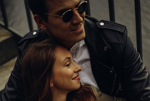 David Gránský s manželkou Nikolou