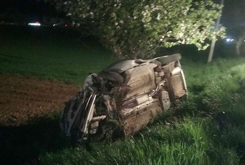 Čelná zrážka áut pri Sabinove