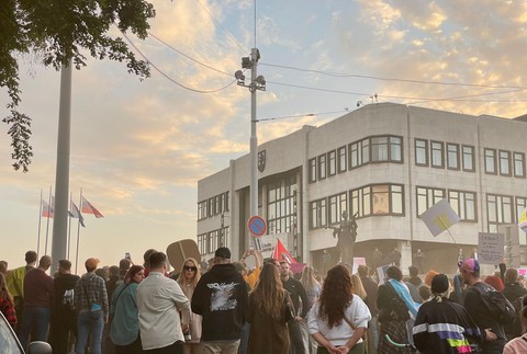 Pochod Zostávame v uliciach na pamiatku Matúša a Juraja