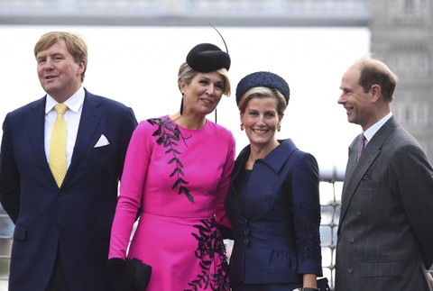 Holandský kráľ na návšteve Londýna