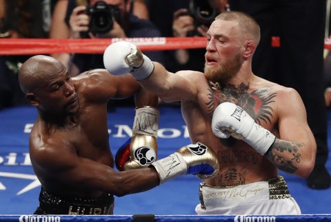 Boxerský zápas Conor McGregor a Floyd Mayweather